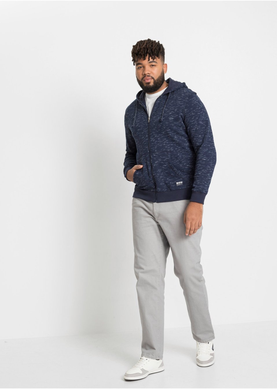 Gilet sweat à capuche