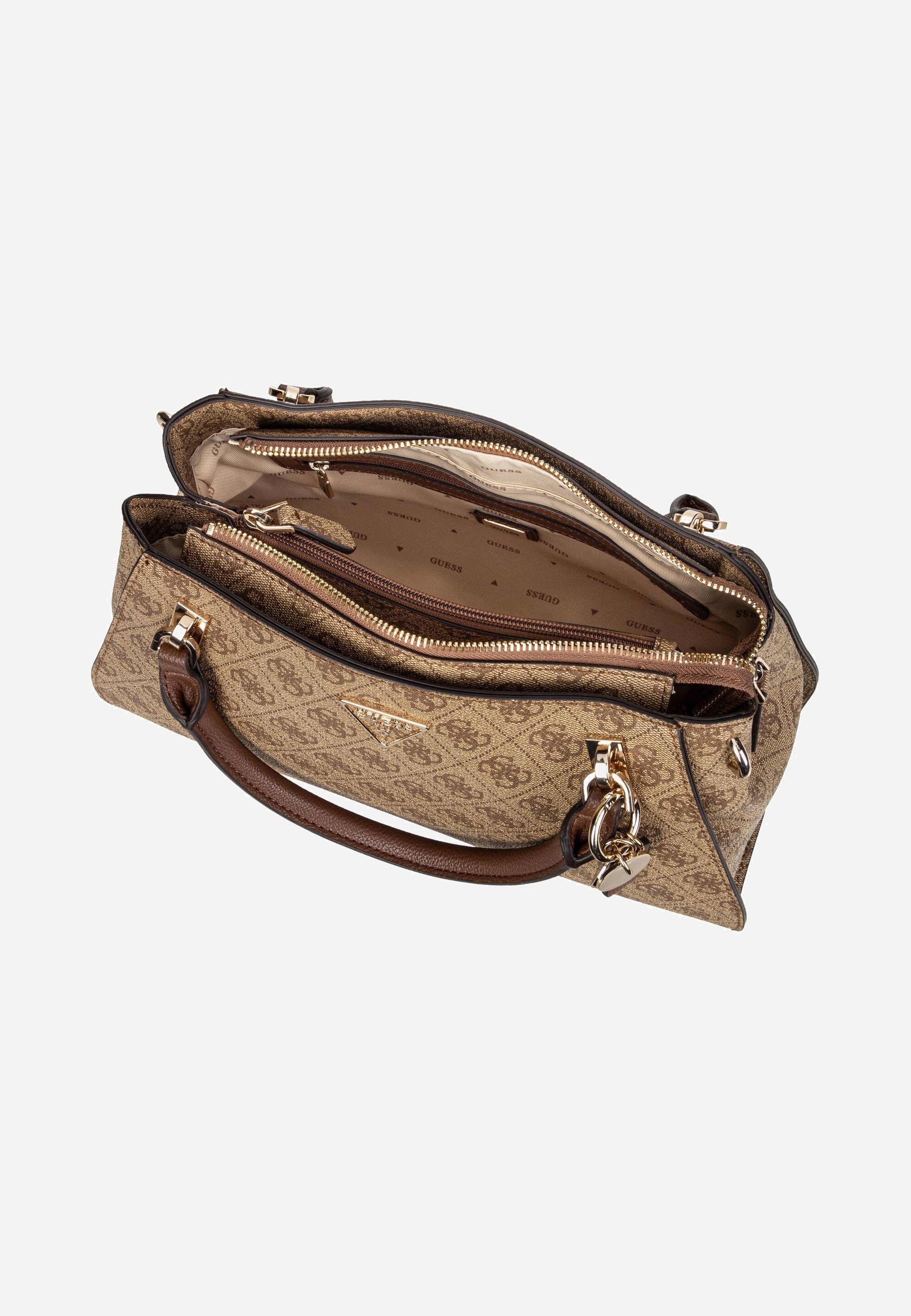 Noelle II Luxury SAT 72070 Logo Latte/Brown - Henkeltasche