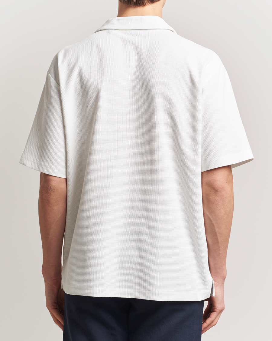 BOSS ORANGE Waffle Short Sleeve Shirt Natural