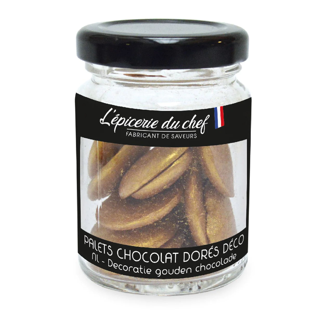 Palets choco dorés pour pâtisserie Scrapcooking