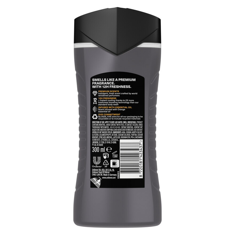 Axe Douchegel Black Vanilla300 ml