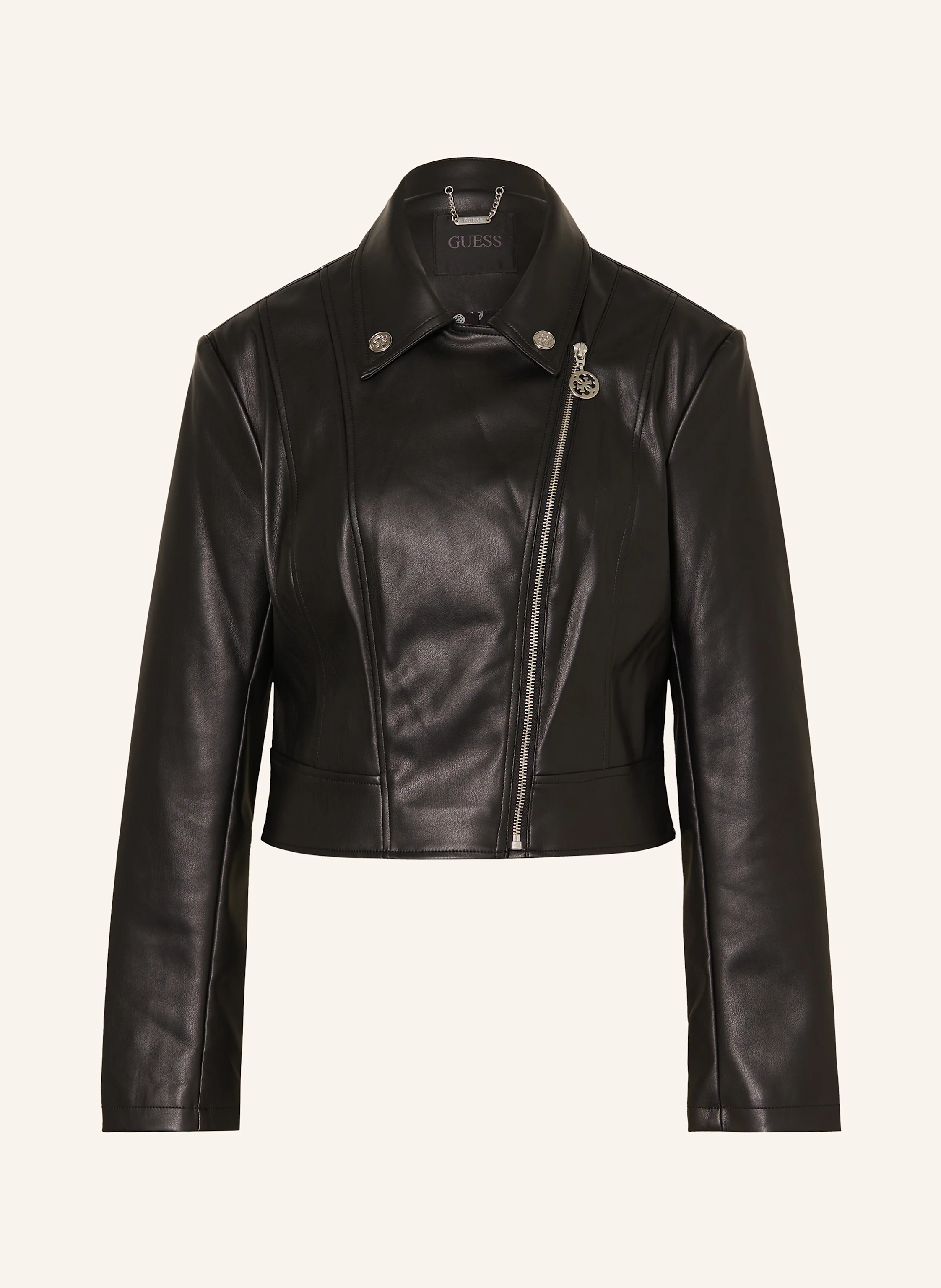 GUESS Biker-Jacke CLEMENCE in Lederoptik