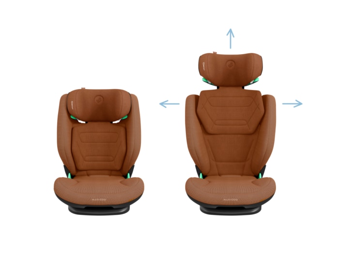 RodiFix Pro² i-Size 3.5 - 12 Y  100 - 150 cm  15 - 36 kg    Mehrere Sitz- und Liegepositionen |    G-CELL Seitenaufprallschutz |    ClimaFlow zur Temperaturregulierung |    AirProtect®-Sicherheitskissen |
