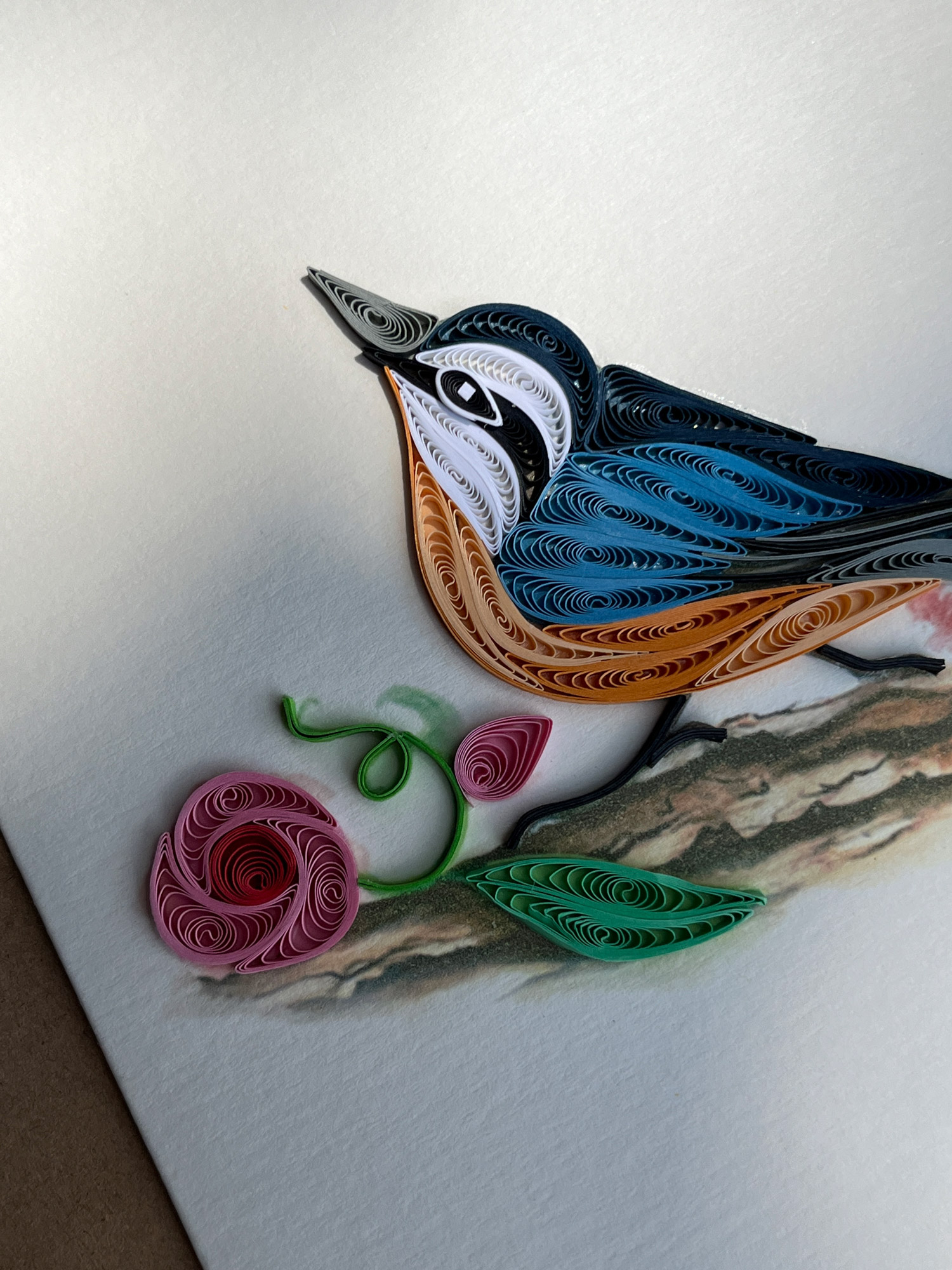 Grußkarte 'Kanadakleiber', B 12,7 cm, H 17,8 cm günstig bestellen