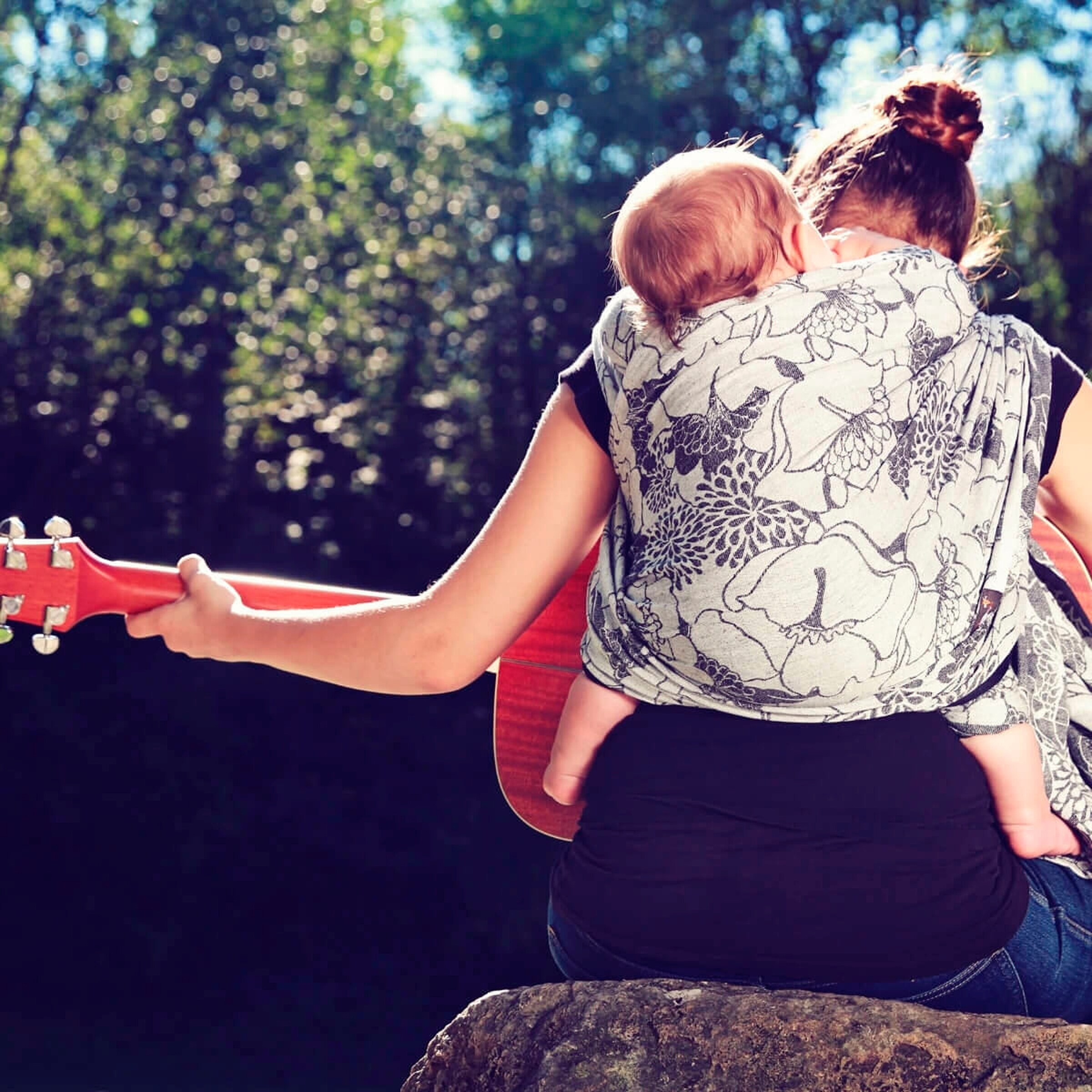 HOPPEDIZ® Babytragetuch Gewebtes Tragetuch Florenz