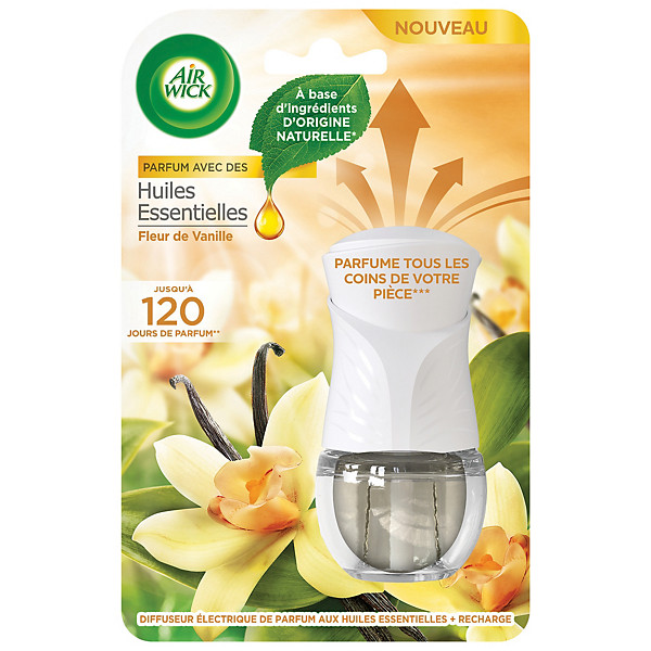 Diffuseur de parfum électrique Air Wick vanille avec recharge 19 ml