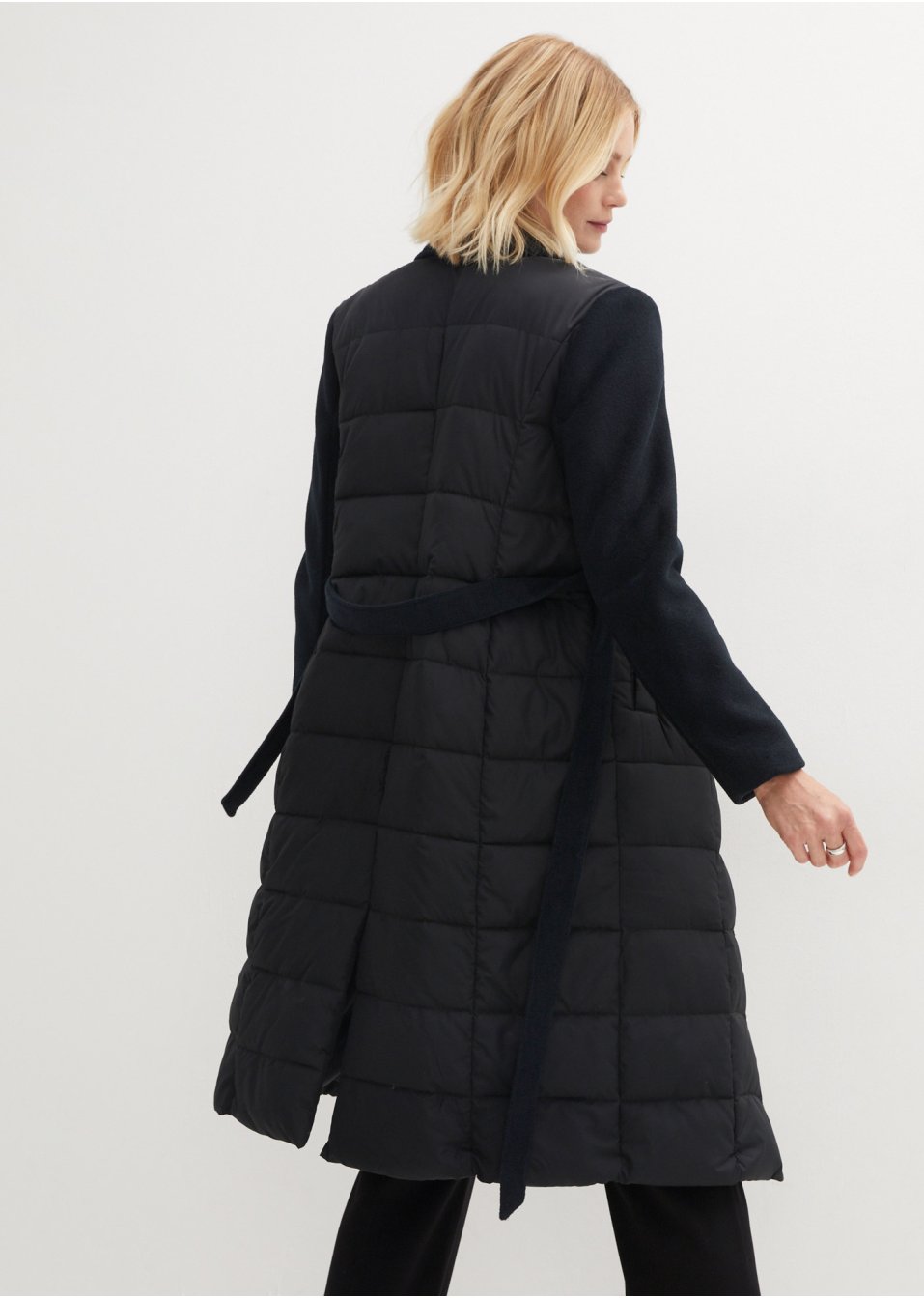 Manteau matelassé style blazer