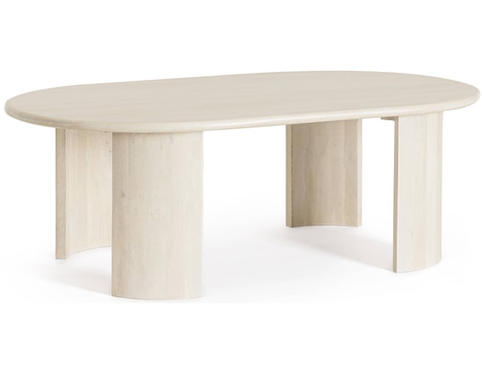 CONCEPT1 - Table basse Orlando naturel 130 x 80 x h45 cm