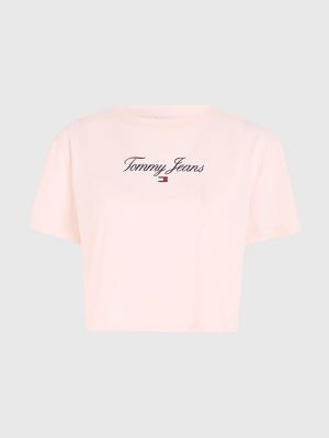Camiseta cropped com logo essencial da Curve