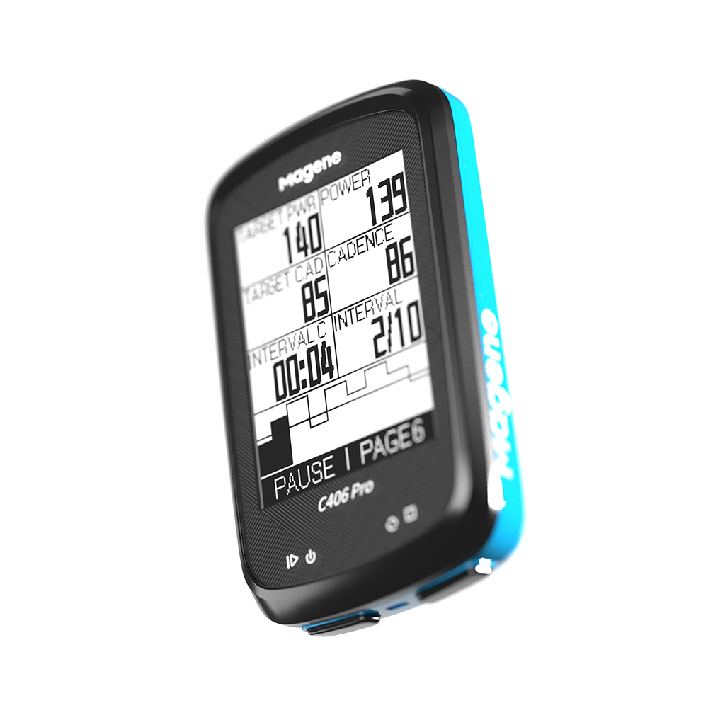 C406 Pro Digitaler Fahrrad Computer Tacho Geschwindigkeitsmesser Kabelloser Velo Kilometer Zähler - Schwarz