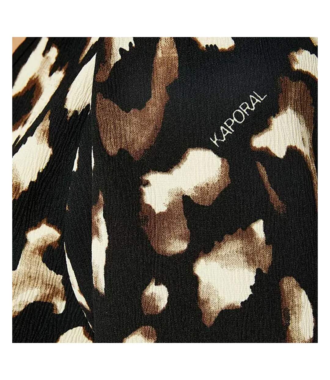 Robe Léopard Noir Femme Kaporal Naoli blabei
