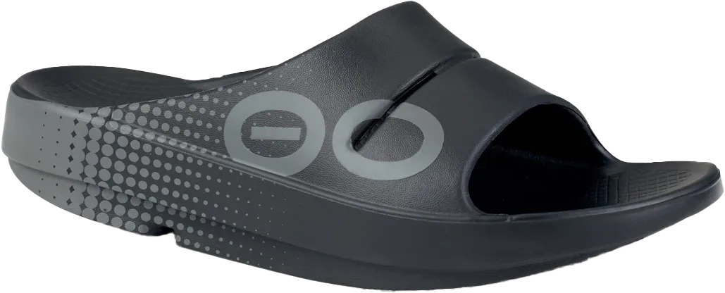 OOFOS OOahh Sport Slide Black Matrix