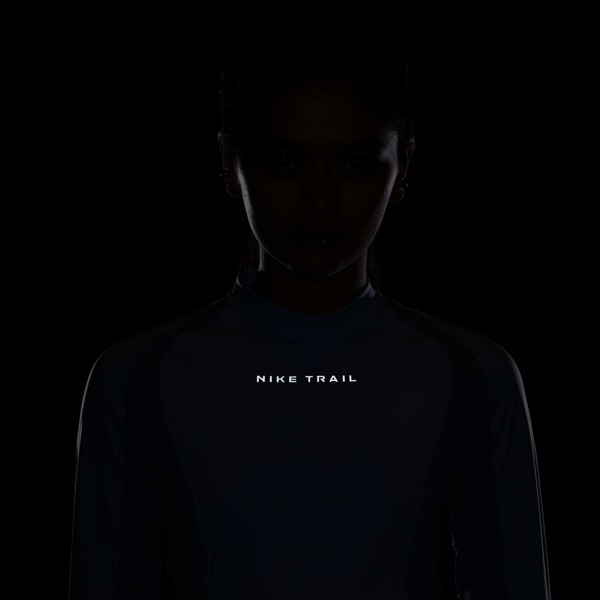 Nike Trail Womens Dri FIT Long Sleeve Running Top