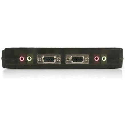StarTech.com Kit commutateur noir KVM USB 4 ports avec audio et câbles