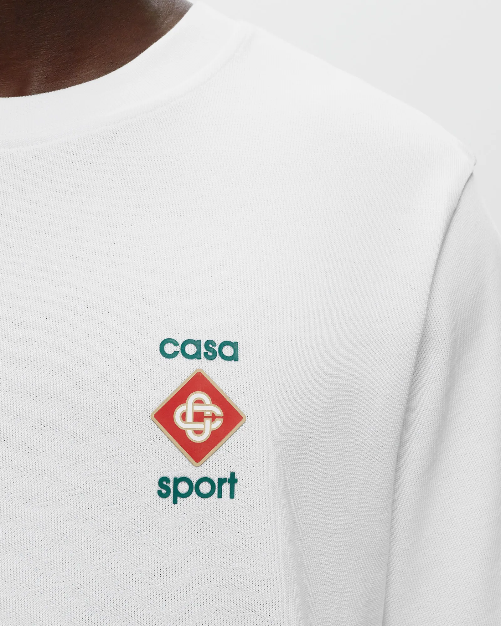 Casablanca CASA SPORT LOGO 3D PRINTED T-SHIRT