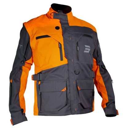 Veste enduro Shot RACETECH - GREY ORANGE 2022 - Gris / Orange