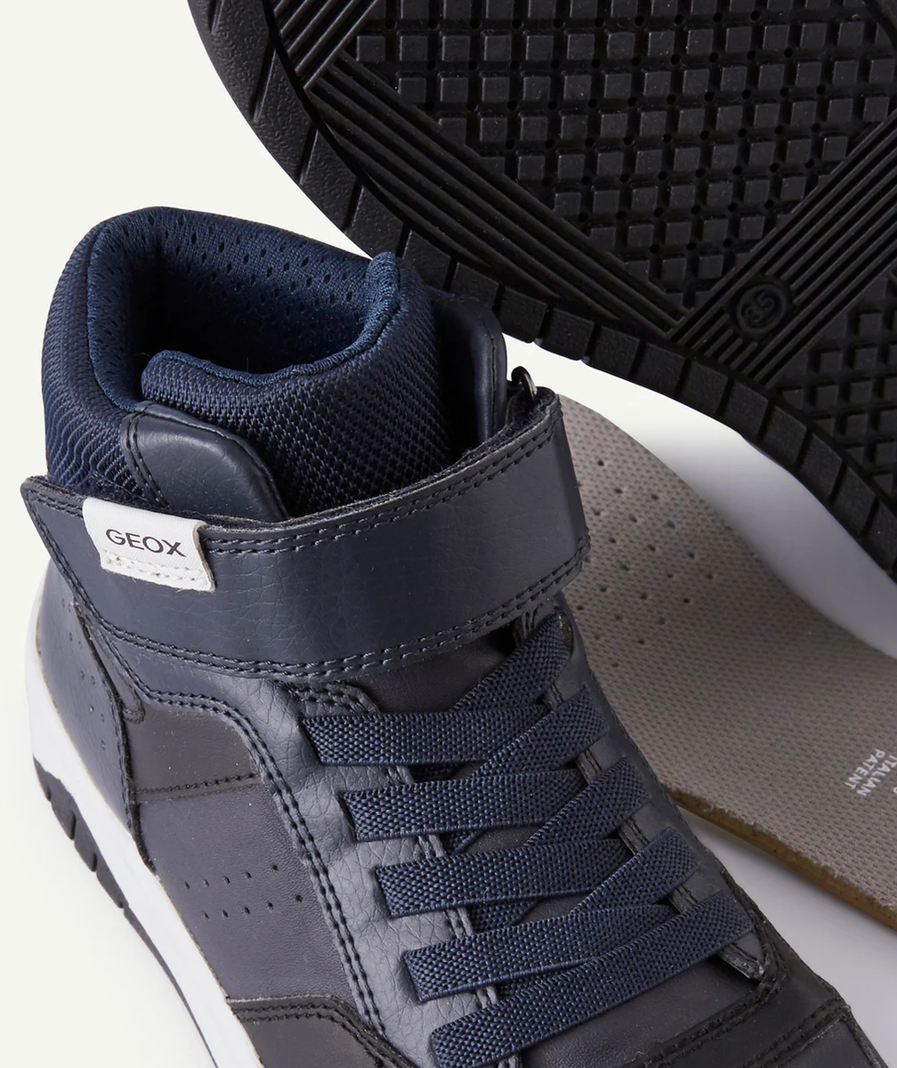 GEOXLES BASKETS MONTANTES BLEU MARINE