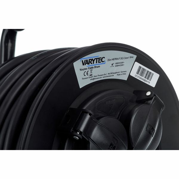 Varytec Cable Drum IP44 25m 3x 1,5 mm²