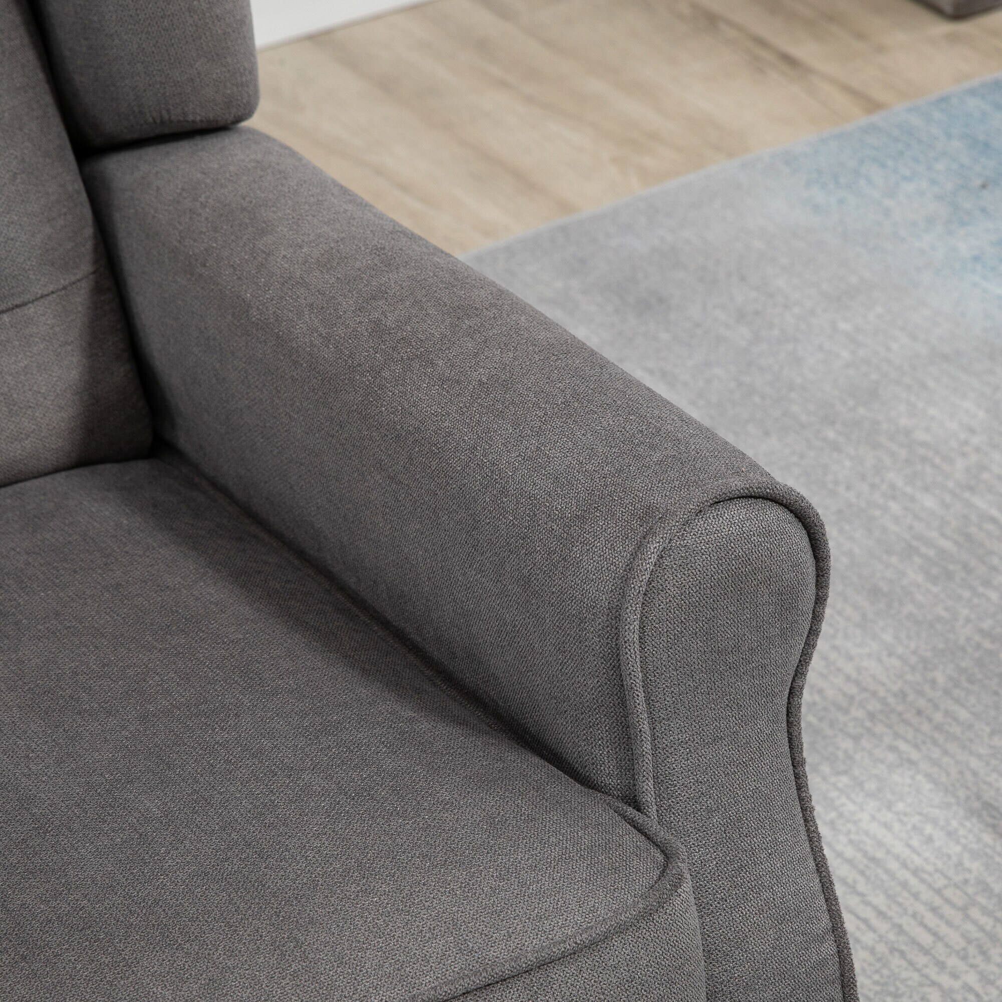 HOMCOM Relaxsessel mit Tufting 76 x 86 x 108 cm (BxTxH)