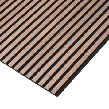 Kleurstaal lattenwand Melbourne walnoot 20x30cm