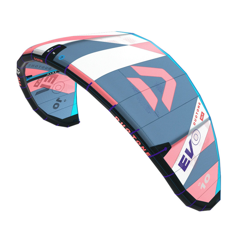 AILE DE KITESURF DUOTONE EVO SLS 2024 CORAL/BLUE