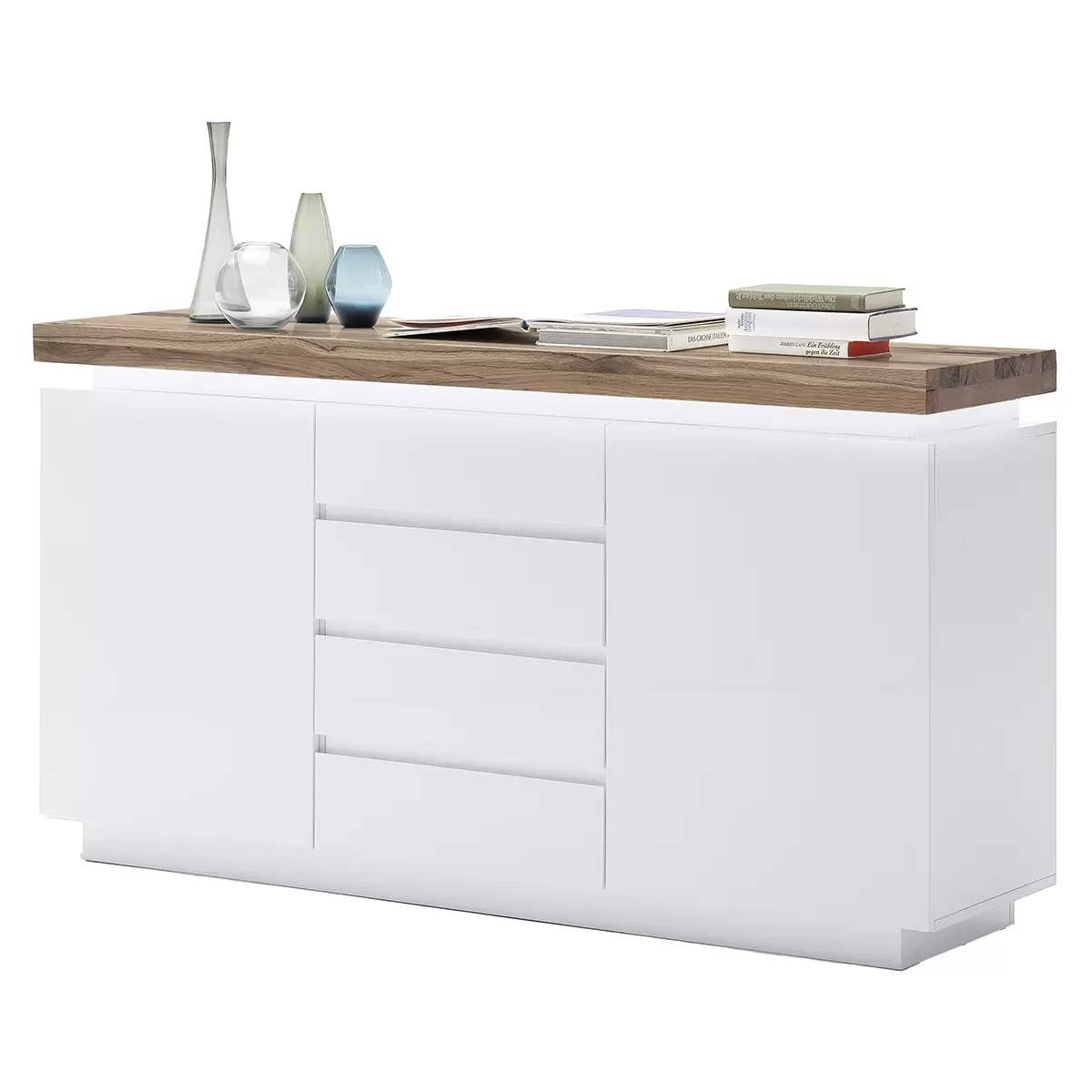 Sideboard Romina Artisan Eiche,weiss