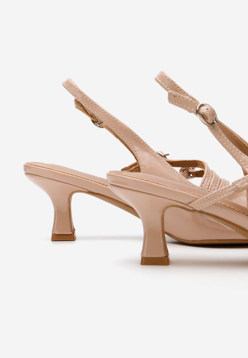Chaussures slingback beige Lexye