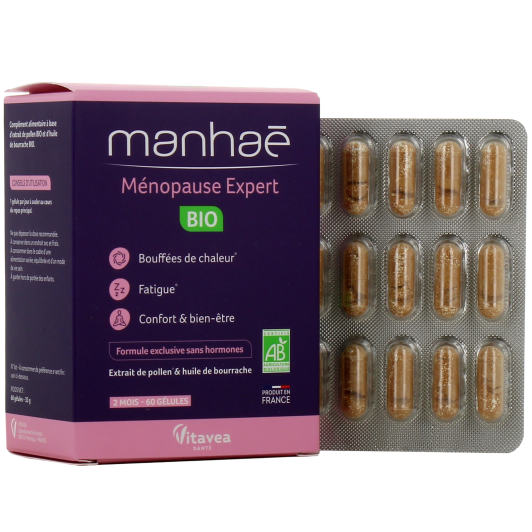 Manhaé Ménopause expert bio - Bouffées de chaleur, fatigue