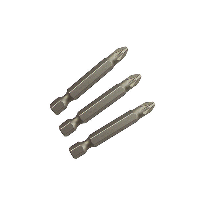 Embout de vissage standard PZ2 50mm Universel - 3 pièces