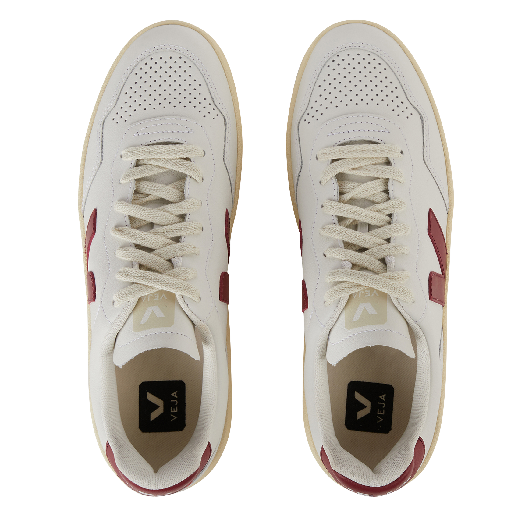 V-90 - Baskets basses en cuir | Multicolore