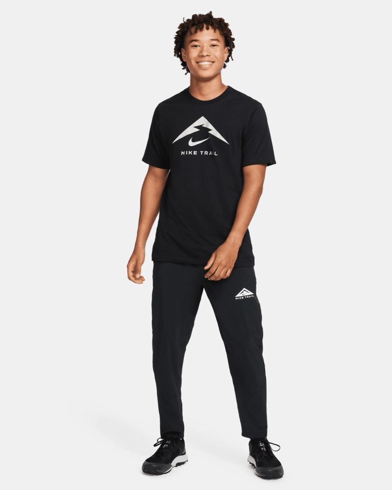 T-shirt de trail Nike Dri-FIT Noir pour homme