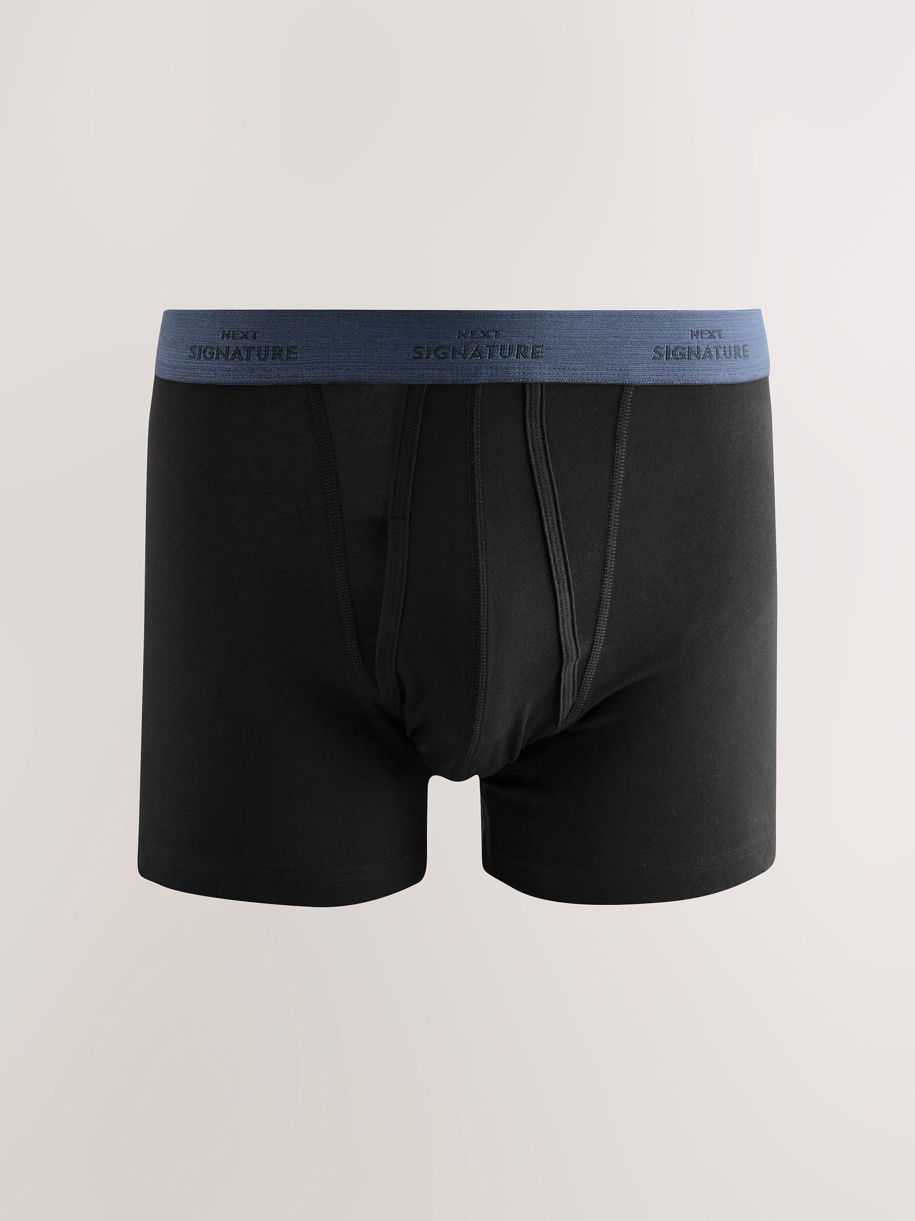 Zwart comfortabel zacht - Verpakking van 4 - Signature boxershorts