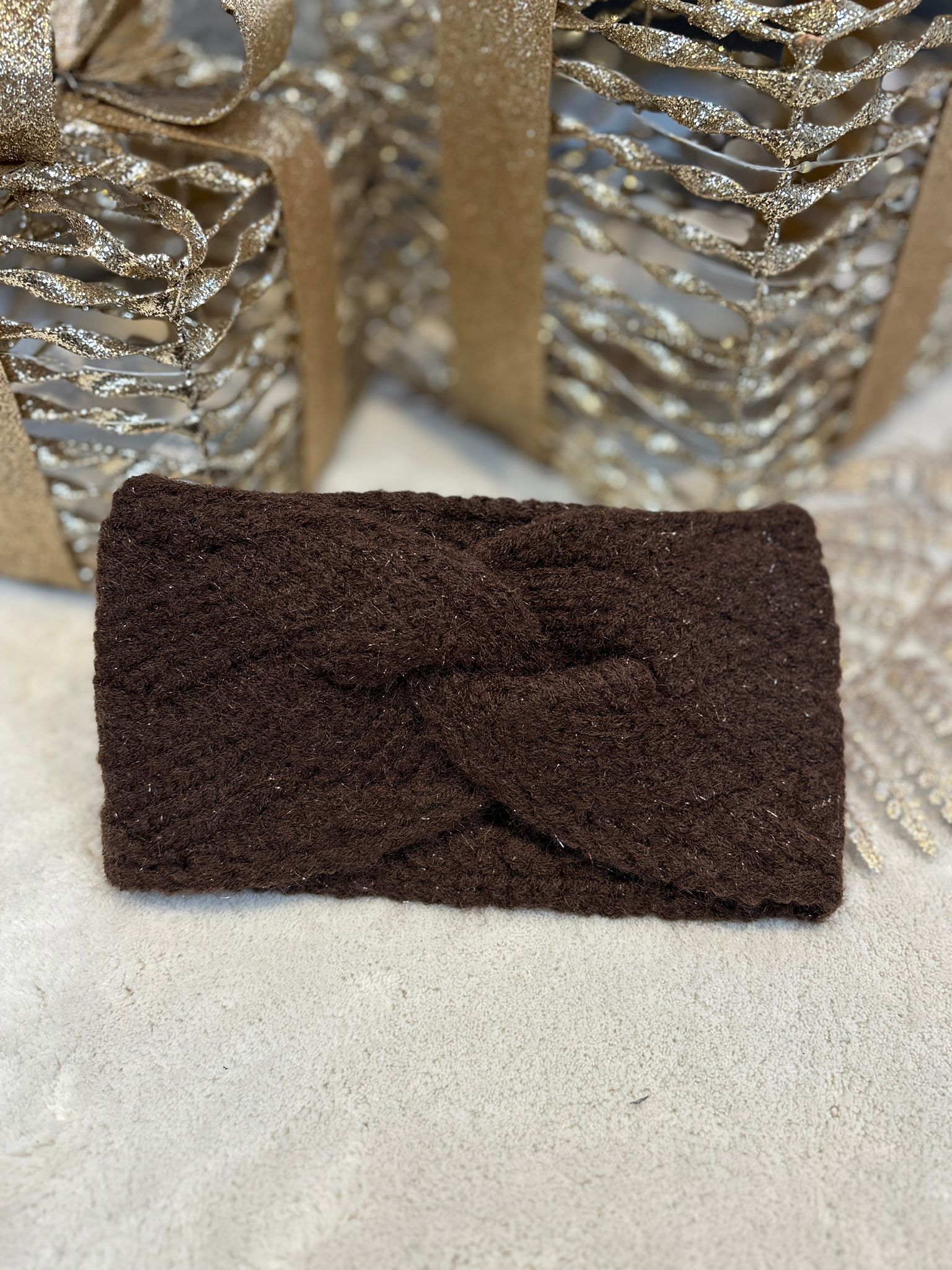 Glitter Hoofdband - Chocolate