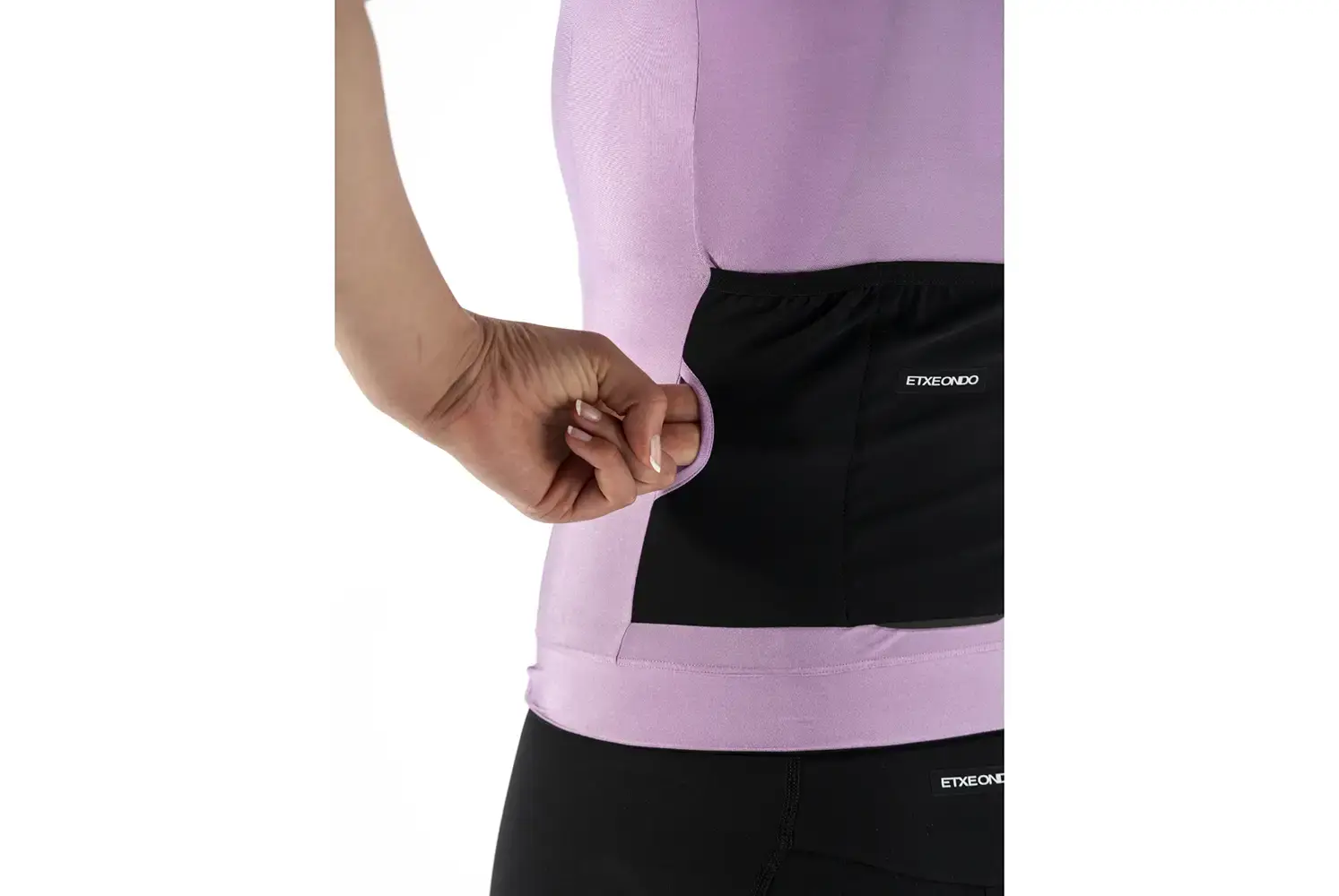 Etxeondo Alda Metalica Fietsshirt Korte Mouwen Paars Dames