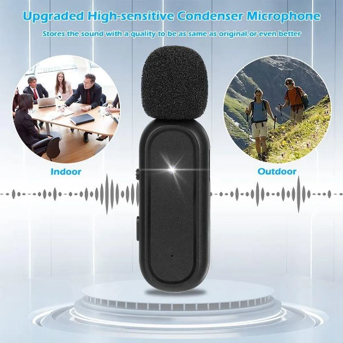 Yonis Microphone Sans Fil USB-C