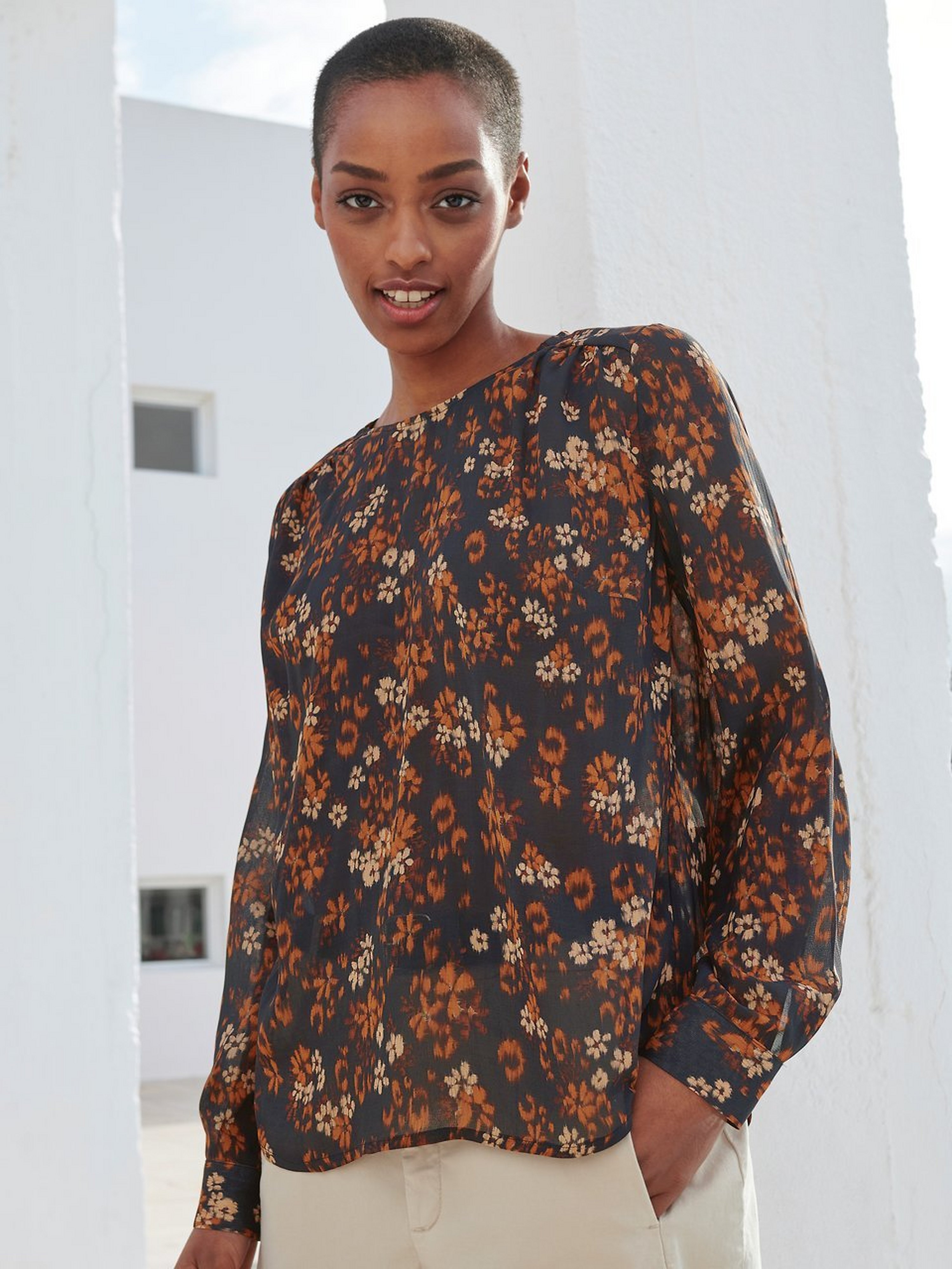 Bluse zum Schlupfen