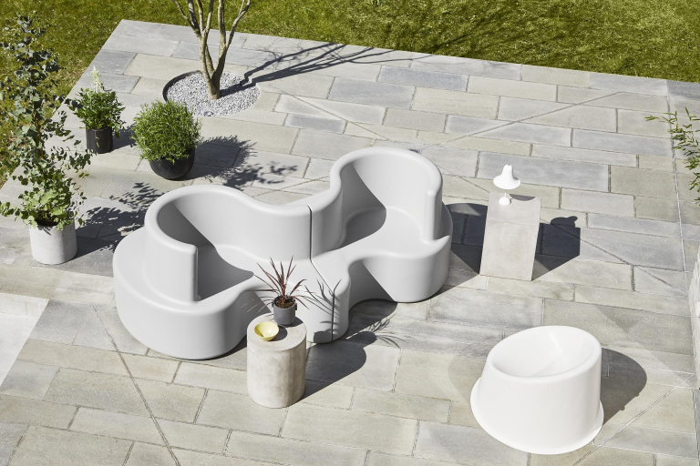 Verpan Panto Pop fauteuil donkergroen