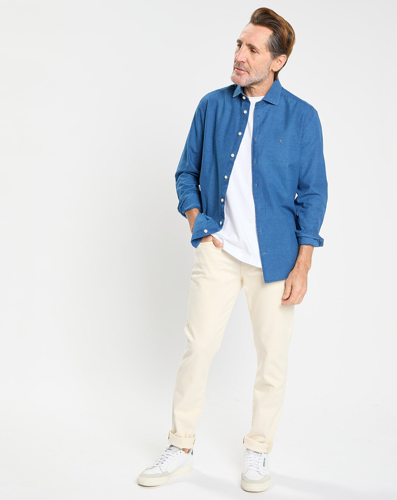 Hackett London Jean Slim Fit écru