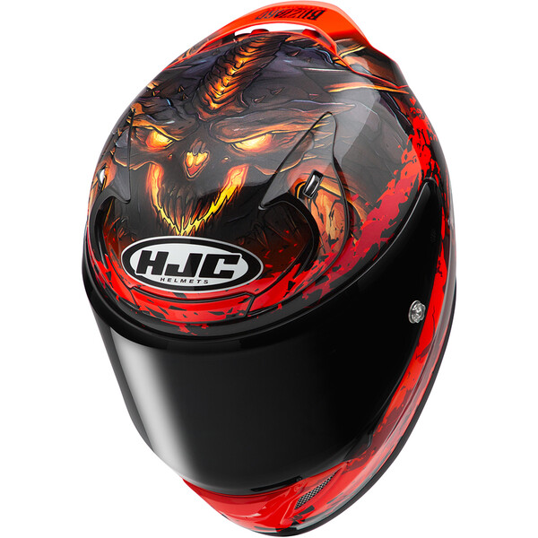 HJC - Casque RPHA 12 Diablo Blizzard MC1 / Rouge / Noir