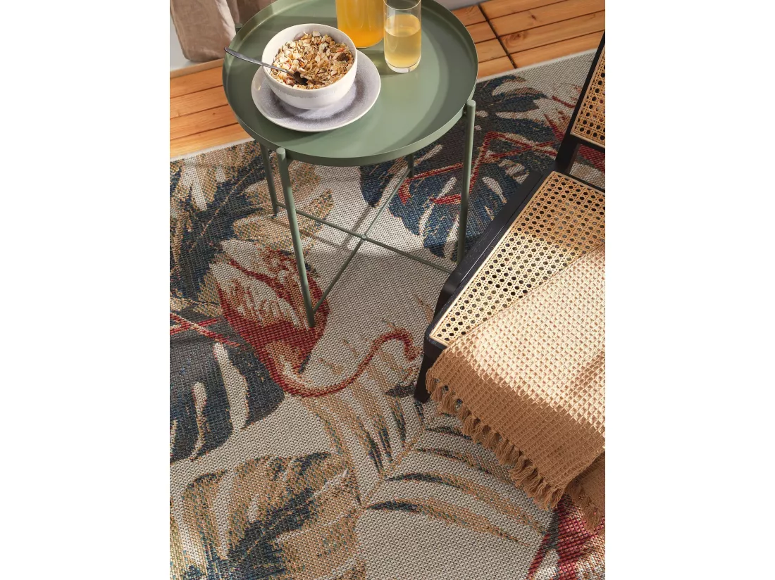 Tapis d'extérieur & intérieur Mirena Multicouleur 80x150 cm