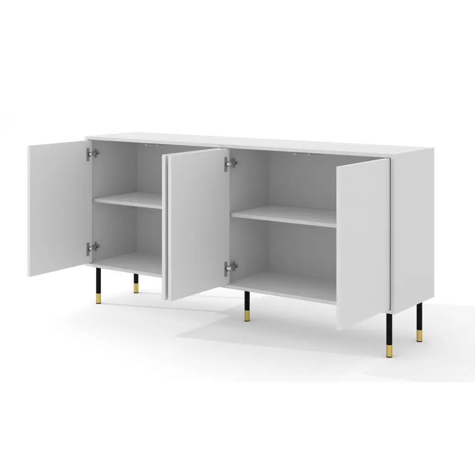 SHERWOOD dressoir 4D 180 cm mat wit