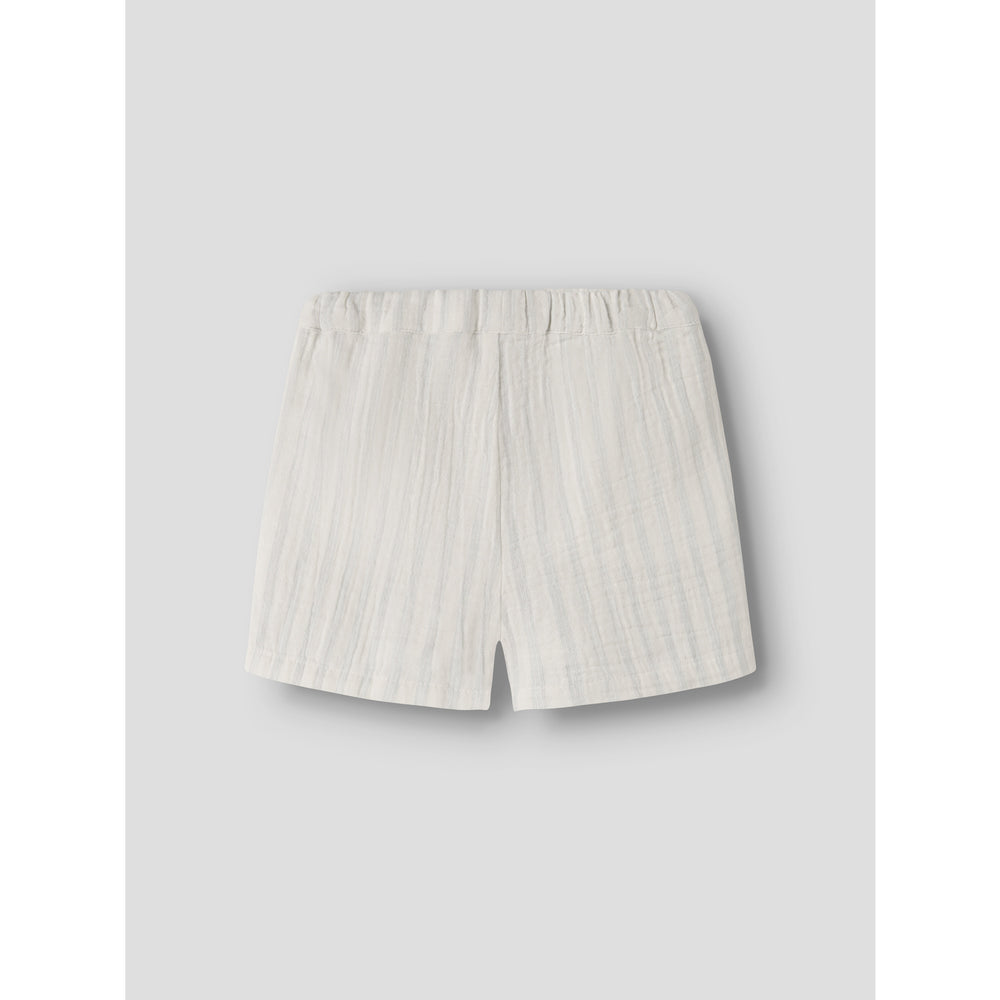 Køb Lil'Atelier Coconut Milk Dusty Blue Nmmhagi Loose Shorts Lil