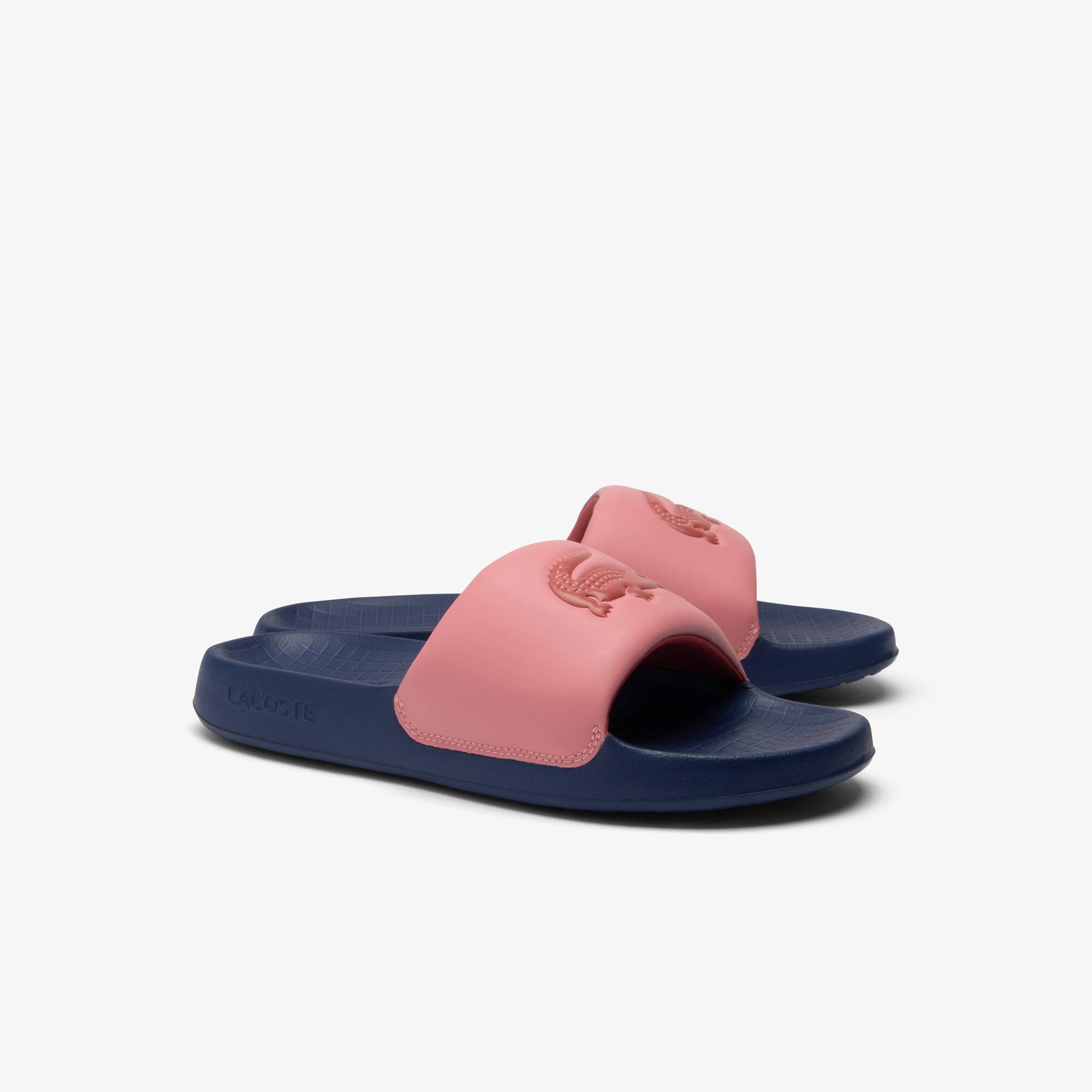 Claquettes Serve Slide 1.0 homme Claquettes & Sandales - Rose - Lacoste - Homme