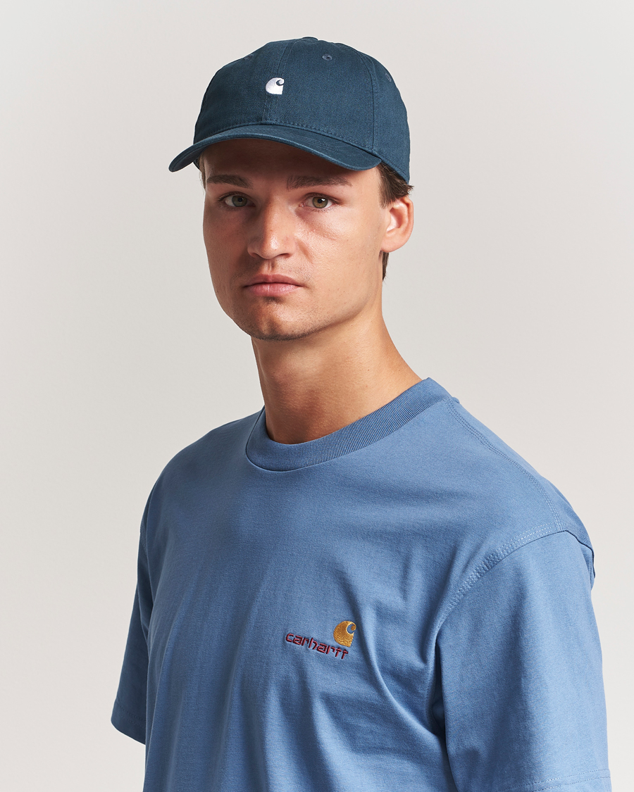 Carhartt WIP Madison Logo Cap Deep Lagoon