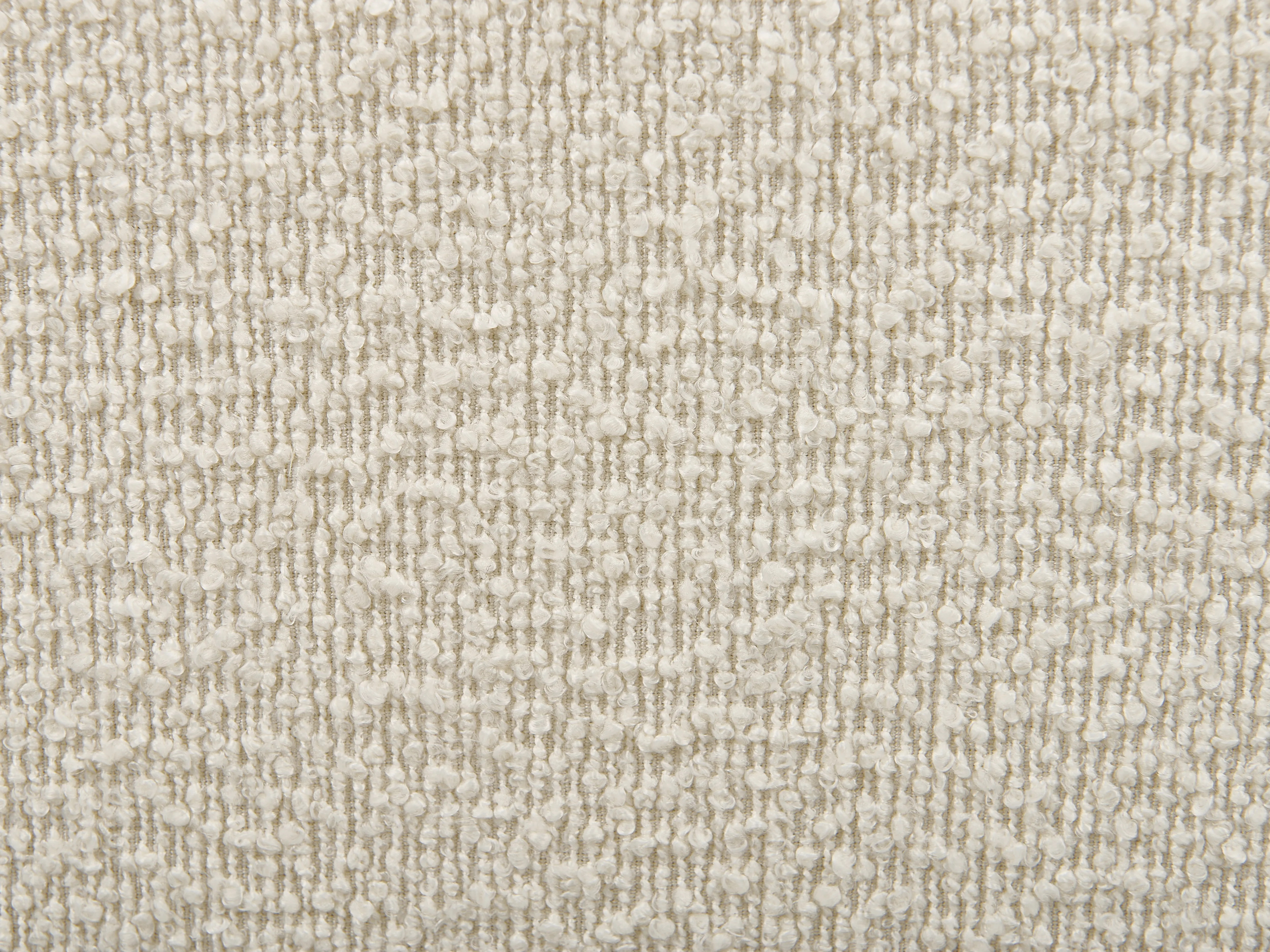 Bed met opbergruimte Bouclé QUILLIEN 180 x 200 cm Lichtbeige