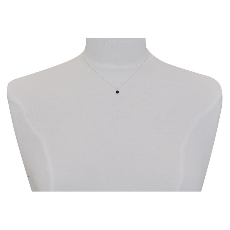 Collier Chaine Argent et Strass