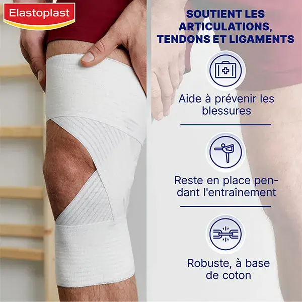Faixa elástica adesiva esportiva Elastoplast 8 cm x 2,5 m