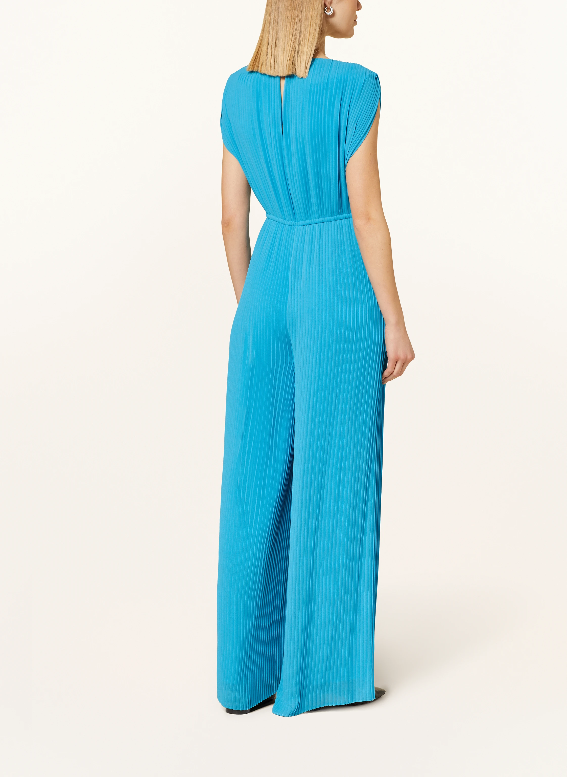 comma Jumpsuit mit Plissees