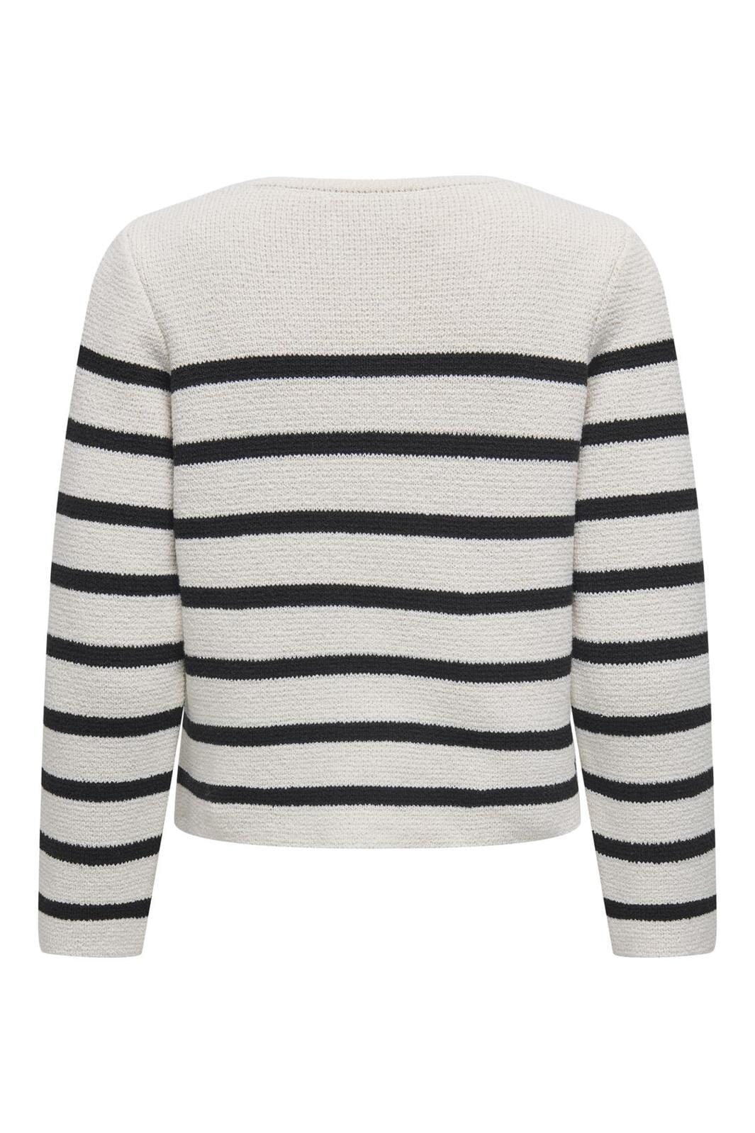 Only Onllaura Life Ls O-Neck Cardigan Cc Knt 4710153 cloud dancer w black