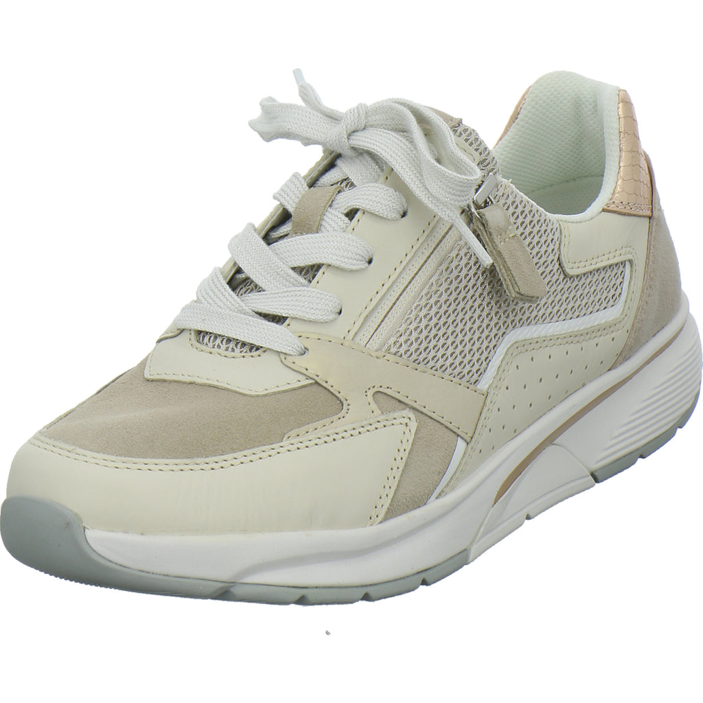Gabor Comfort Sneaker Damen Rolling Soft Beige-kombi
